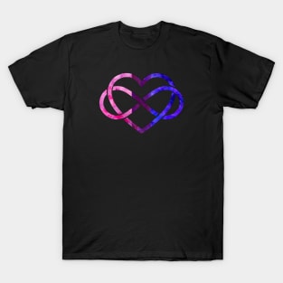 Polyamory Heart - Bi Pride T-Shirt